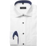 Weiße Langärmelige Eterna Kentkragen Hemden mit Kent-Kragen aus Baumwolle für Herren Größe 3 XL für den für den Frühling 
