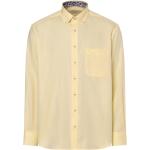 Gelbe Unifarbene Business Button Down Kragen Hemden mit Button-Down-Kragen für Herren 