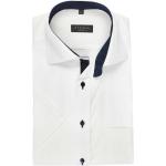 Weiße Kurzärmelige Eterna Kentkragen Hemden mit Kent-Kragen aus Baumwolle für Herren Größe 6 XL 
