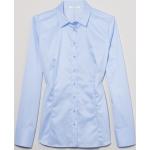 Hellblaue Eterna Blusenshirts & Schlusen aus Baumwolle für Damen Größe M 