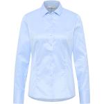 Hellblaue Eterna Blusenshirts & Schlusen aus Baumwolle für Damen Größe S 
