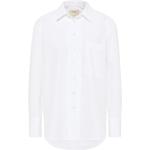 Weiße Unifarbene Eterna Hemdblusen aus Popeline für Damen Größe S für den für den Frühling 