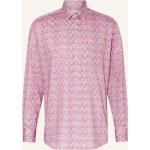 Mintgrüne Eterna Button Down Kragen Bügelfreie Hemden aus Baumwolle für Herren 