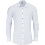Weiße Unifarbene Eterna Businesskleidung aus Popeline für Herren 