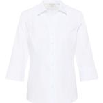 Weiße Sportliche Eterna Hemdblusen aus Baumwolle für Damen Größe XL 