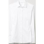 Weiße Unifarbene Eterna Hemdblusen aus Baumwolle für Damen Größe XL für den für den Frühling 