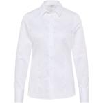 Weiße Unifarbene Eterna Hemdblusen aus Baumwolle für Damen Größe M für den für den Frühling 