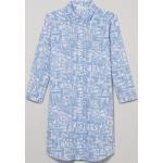 Reduzierte Blaue Eterna Tunika-Blusen aus Baumwolle für Damen Größe S für den für den Sommer 