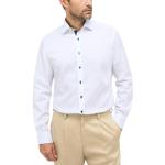 Reduzierte Weiße Eterna Bügelfreie Hemden für Herren Größe S 