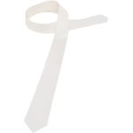Reduzierte Weiße Unifarbene Elegante Eterna Seidenkrawatten aus Seide für Herren zur Hochzeit 