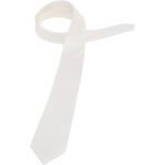 Reduzierte Weiße Unifarbene Elegante Eterna Seidenkrawatten aus Seide für Herren 