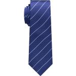 ETERNA Krawatte, Seide, Streifen, 6 cm, für Herren, blau, OneSize
