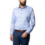 Reduzierte Hellblaue Langärmelige Eterna Kentkragen Hemden mit Kent-Kragen für Herren 
