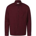 Reduzierte Rote Button Down Kragen Hemden mit Button-Down-Kragen aus Flanell für Herren Größe S 