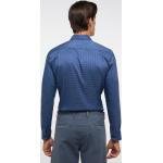 Reduzierte Karo Sportliche Langärmelige Eterna Button Down Kragen Shirts mit Tasche aus Polyamid für Herren 