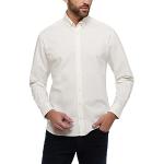 Weiße Langärmelige Eterna Button Down Kragen Herrenlangarmhemden Größe XL 