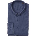 Blaue Langärmelige Eterna Button Down Kragen Herrenlangarmhemden Größe XL für den für den Frühling 