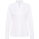 Weiße Eterna Festliche Blusen aus Baumwolle für Damen Größe L 