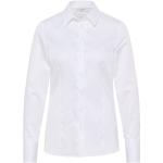 Weiße Business Festliche Blusen aus Baumwolle für Damen Größe L 
