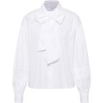 Weiße Eterna Stehkragen Blusenshirts & Schlusen aus Polyamid für Damen Größe M 