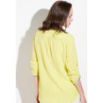 Reduzierte Gelbe Unifarbene 3/4-ärmelige Eterna Blusenshirts & Schlusen für Damen Größe S 