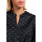 Reduzierte Schwarze Elegante Eterna Tunika-Blusen aus Baumwolle für Damen Größe XS 