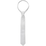 Reduzierte Silberne Elegante Eterna Schmale Krawatten aus Seide für Herren 