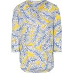 Gelbe Tunika-Blusen für Damen Größe L 