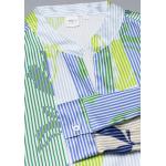 Reduzierte Grüne Elegante Eterna Tunika-Blusen aus Viskose für Damen Größe XS 