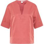 Reduzierte Rote Unifarbene Eterna Tunika-Blusen für Damen Größe S für den für den Sommer 