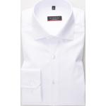 Weiße Elegante Eterna Kentkragen Shirts mit Tasche aus Baumwolle für Herren 