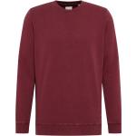 Reduzierte Rote Unifarbene Eterna Rundhals-Ausschnitt Herrensweatshirts aus Baumwolle Größe M 
