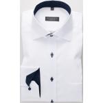 Weiße Langärmelige Eterna Kentkragen Hemden mit Kent-Kragen aus Baumwolle für Herren Übergrößen 