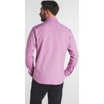 Reduzierte Fuchsiafarbene Langärmelige Eterna Button Down Kragen Shirts mit Tasche für Herren Größe S 