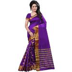 Violette Gepunktete Ethno Saris für Damen Einheitsgröße zur Hochzeit 