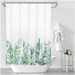 Reduzierte Grüne Textil-Duschvorhänge aus Textil 