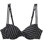 Schwarze Etirel Bikini-Tops mit verstellbaren Trägern für Damen Größe S 