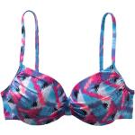 Türkise Bikini-Tops aus Polyester mit verstellbaren Trägern für Damen 