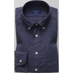 Marineblaue Unifarbene ETON Flanellhemden aus Flanell für Herren Größe XXL - versandkostenfrei 