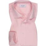 Violette Business Langärmelige ETON Kentkragen Hemden mit Kent-Kragen mit Knopf aus Baumwolle für Herren für den für den Frühling 