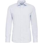 Reduzierte Weiße Unifarbene Casual Langärmelige ETON Herrenlangarmhemden aus Baumwolle Größe L 