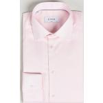 Pinke ETON Slim Fit Hemden aus Twill für Herren Übergrößen 