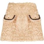 Reduzierte Beige Etro Mini Kunstlederröcke aus Wolle für Damen 