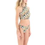 Reduzierte Bunte Blumenmuster Etro Neckholder-Bikinis für Damen Größe S 