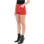 Reduzierte Rote Elegante Etro Paisley Jeans-Shorts mit Reißverschluss aus Denim für Damen für den für den Sommer 