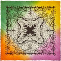 Etro, Tie Dye Paisley-schultertuch Aus Wolle, Damen, Multicolor