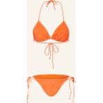 Reduzierte Orange Etro Triangel-Bikinis aus Polyamid ohne Bügel für Damen Größe XS 
