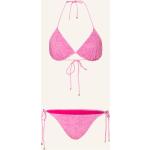 Reduzierte Hellrosa Etro Triangel-Bikinis aus Polyamid ohne Bügel für Damen Größe XS 
