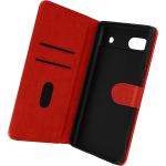 Reduzierte Rote Google Pixel 6a Hüllen Art: Flip Cases aus Kunstleder 