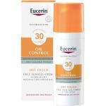 Parfümfreie Eucerin Sun Gel Sonnenschutzmittel LSF 30 für  unreine Haut für das Gesicht 